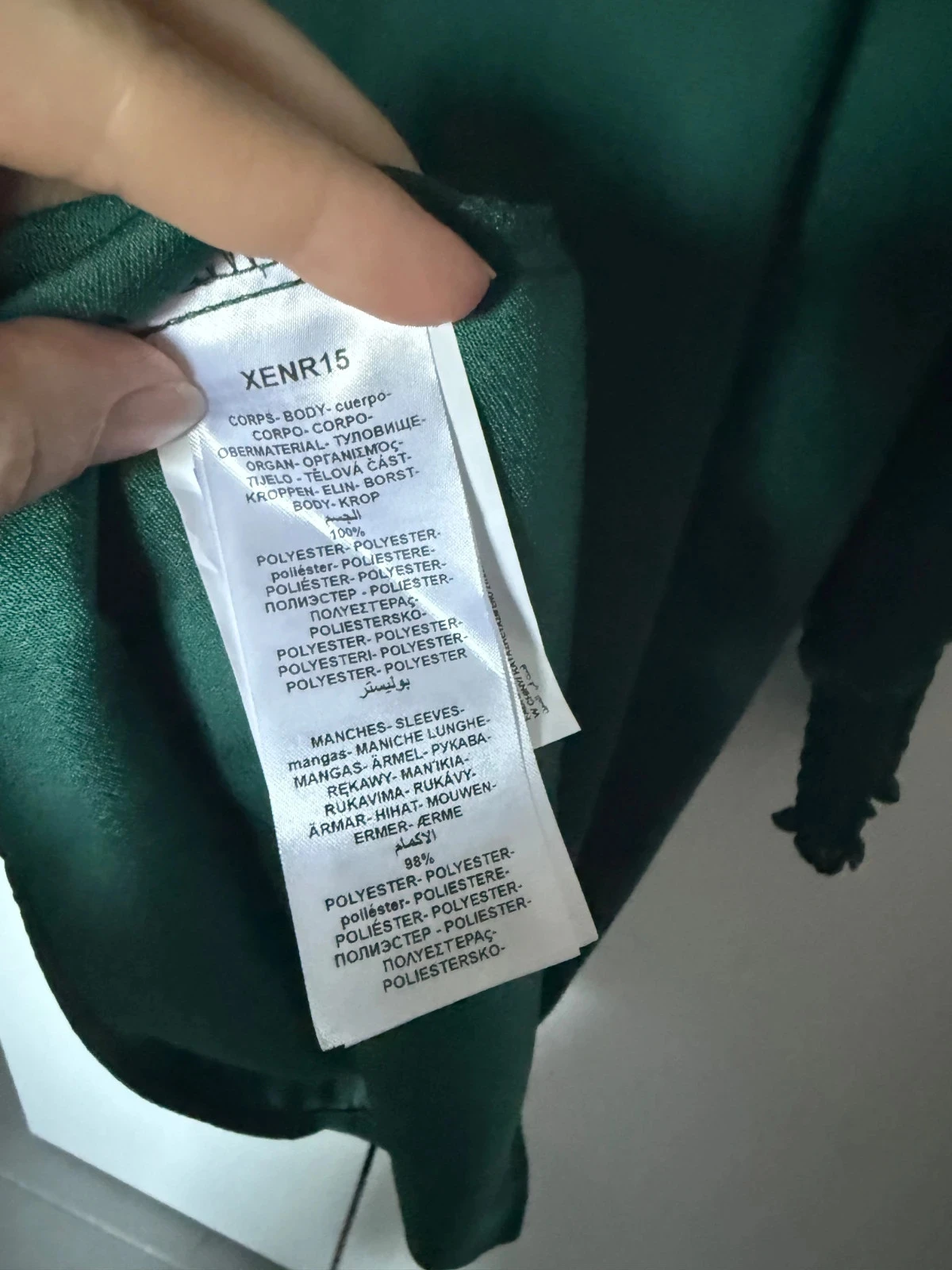 Naf Naf groen wijd vallende jurk, nieuw met label - M.34) – photo 7